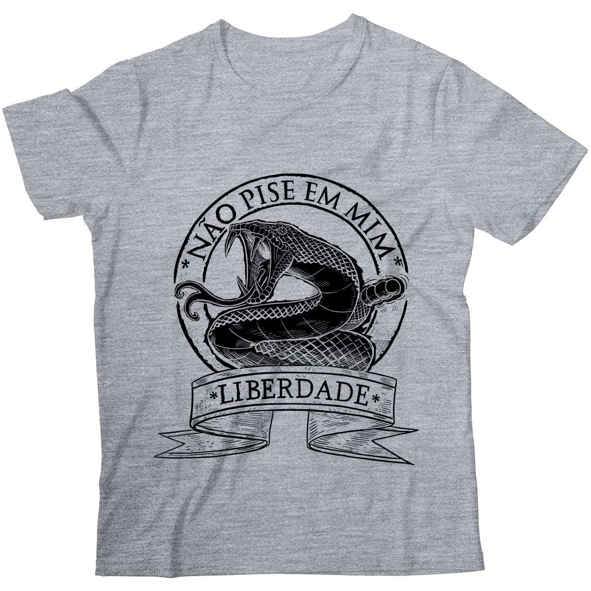 Camiseta - Não pise em mim - Liberdade