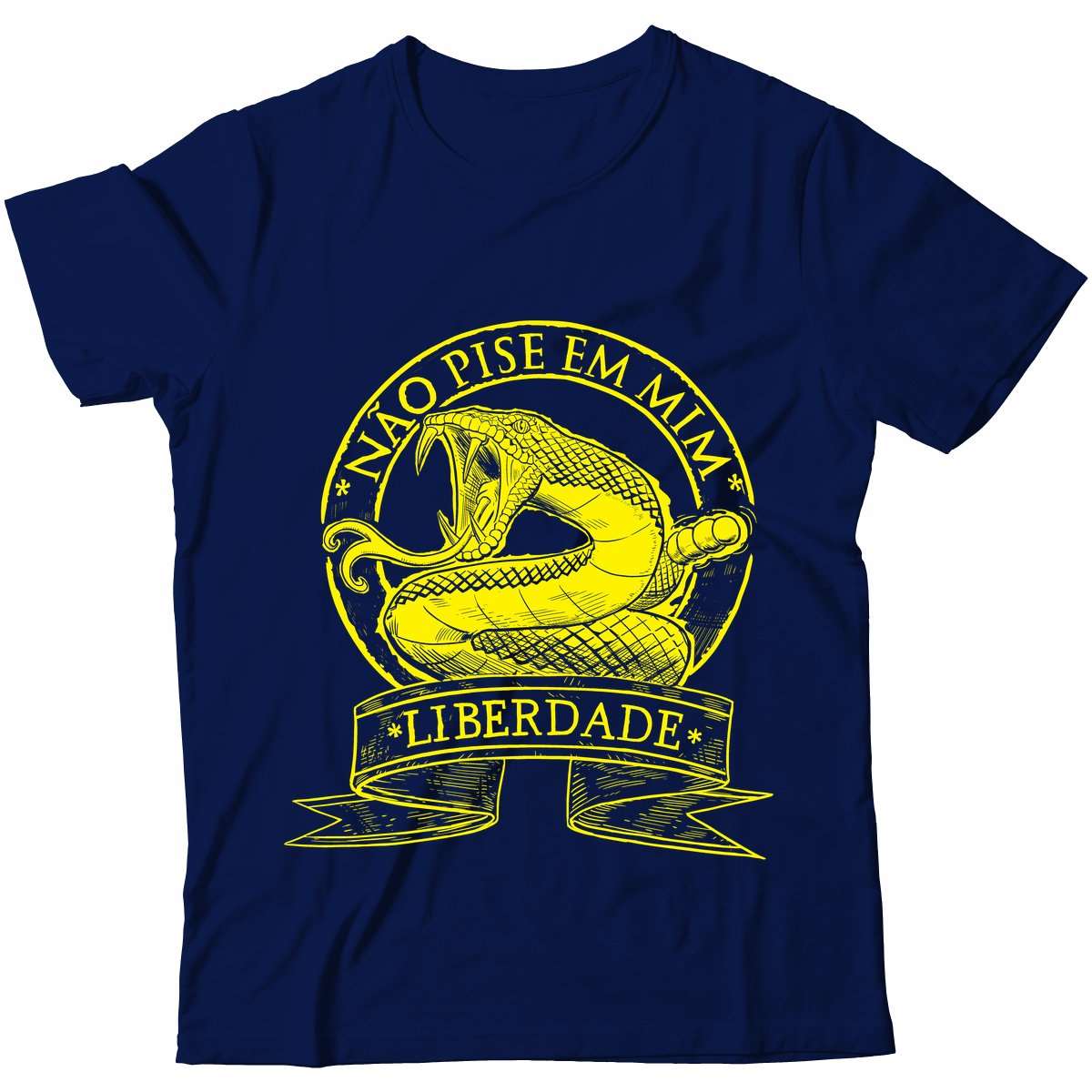 Camiseta - Não pise em mim - Liberdade