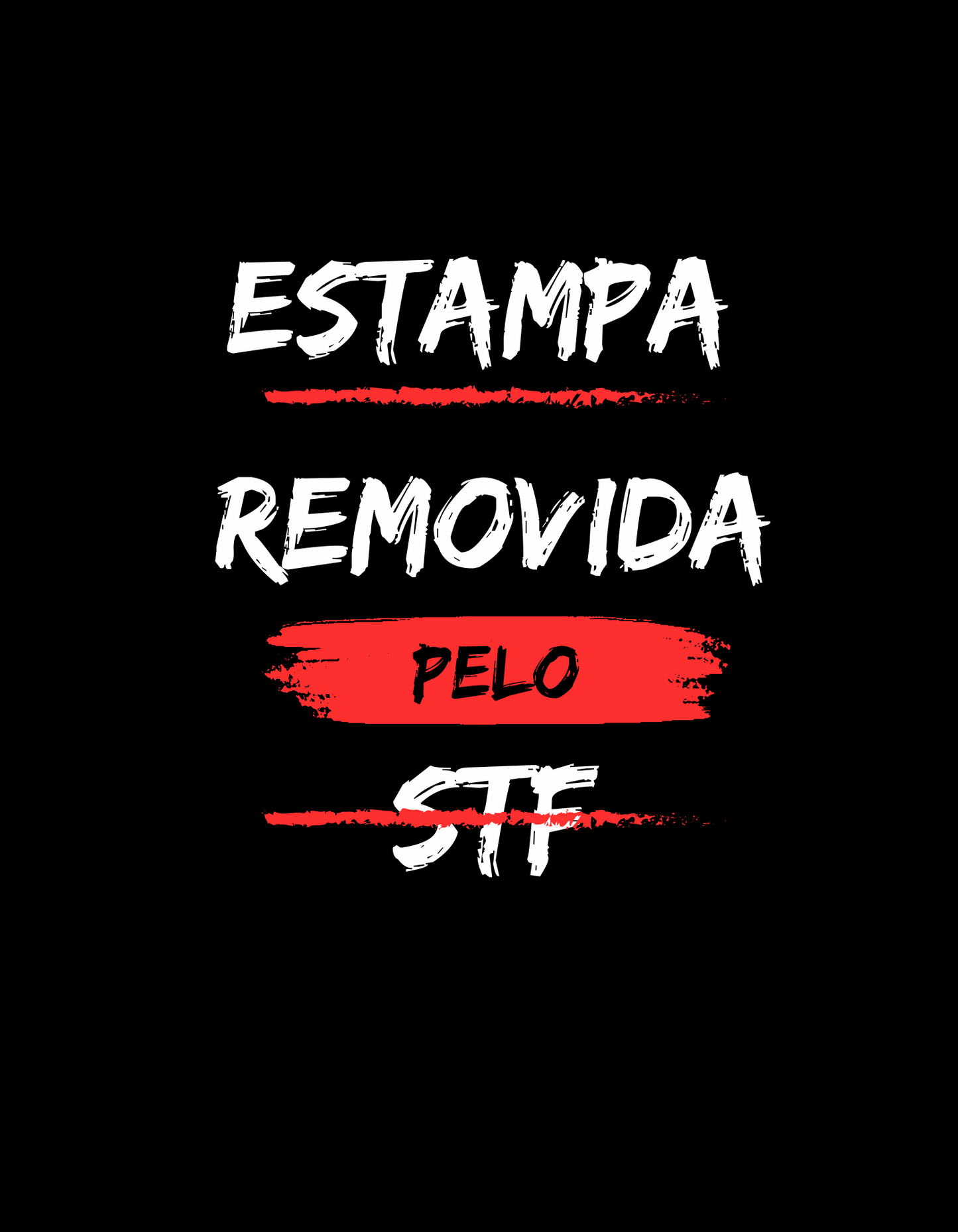 Camiseta - Estampa Removida STF