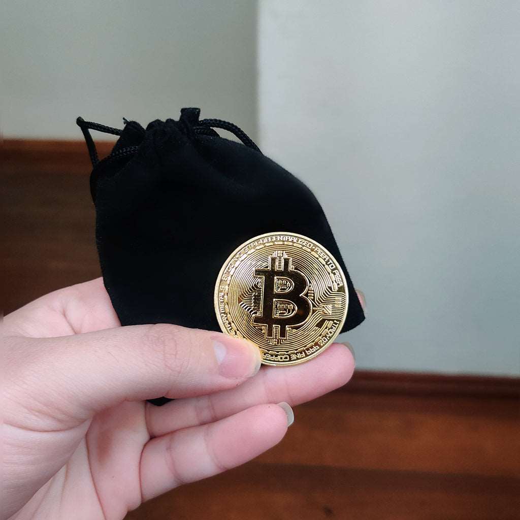 Moeda Decorativa Bitcoin