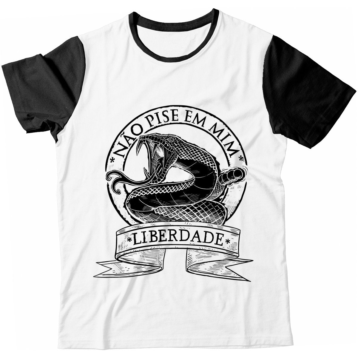 Camiseta - Não pise em mim - Liberdade