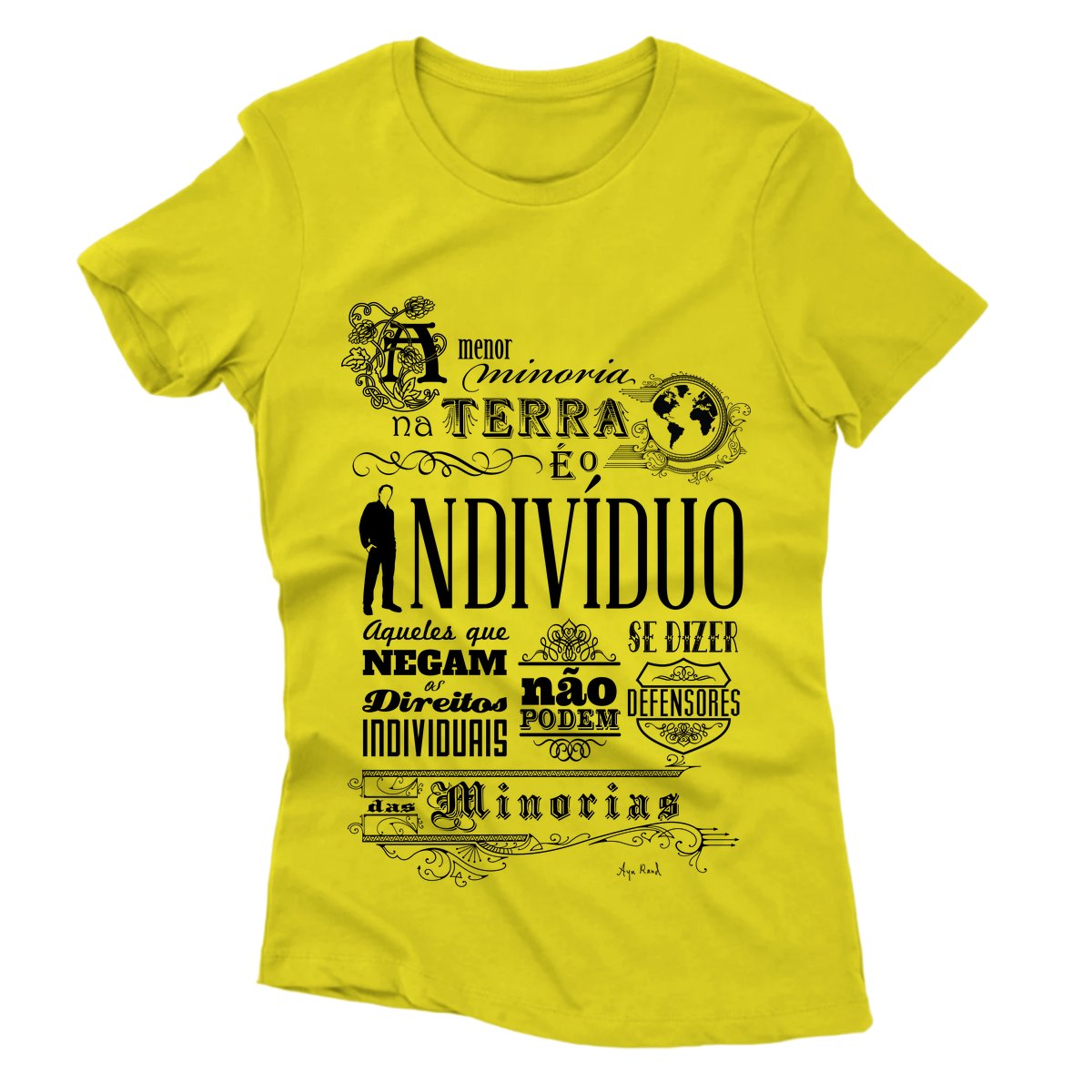 Camiseta - Ayn Rand - Minorias