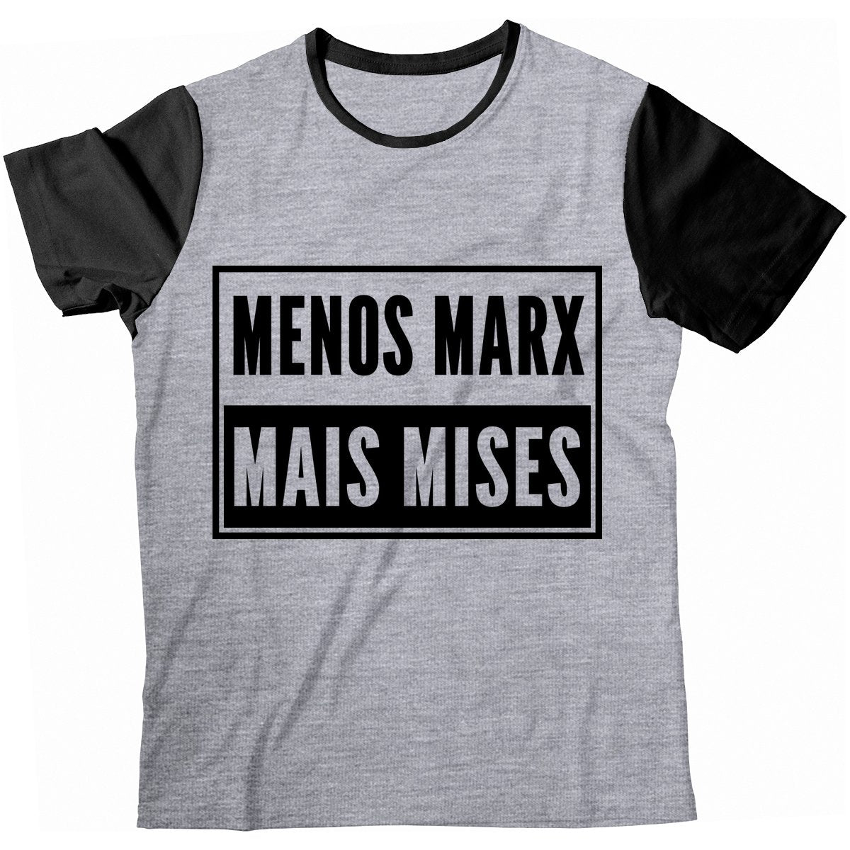Camiseta - Menos Marx Mais Mises