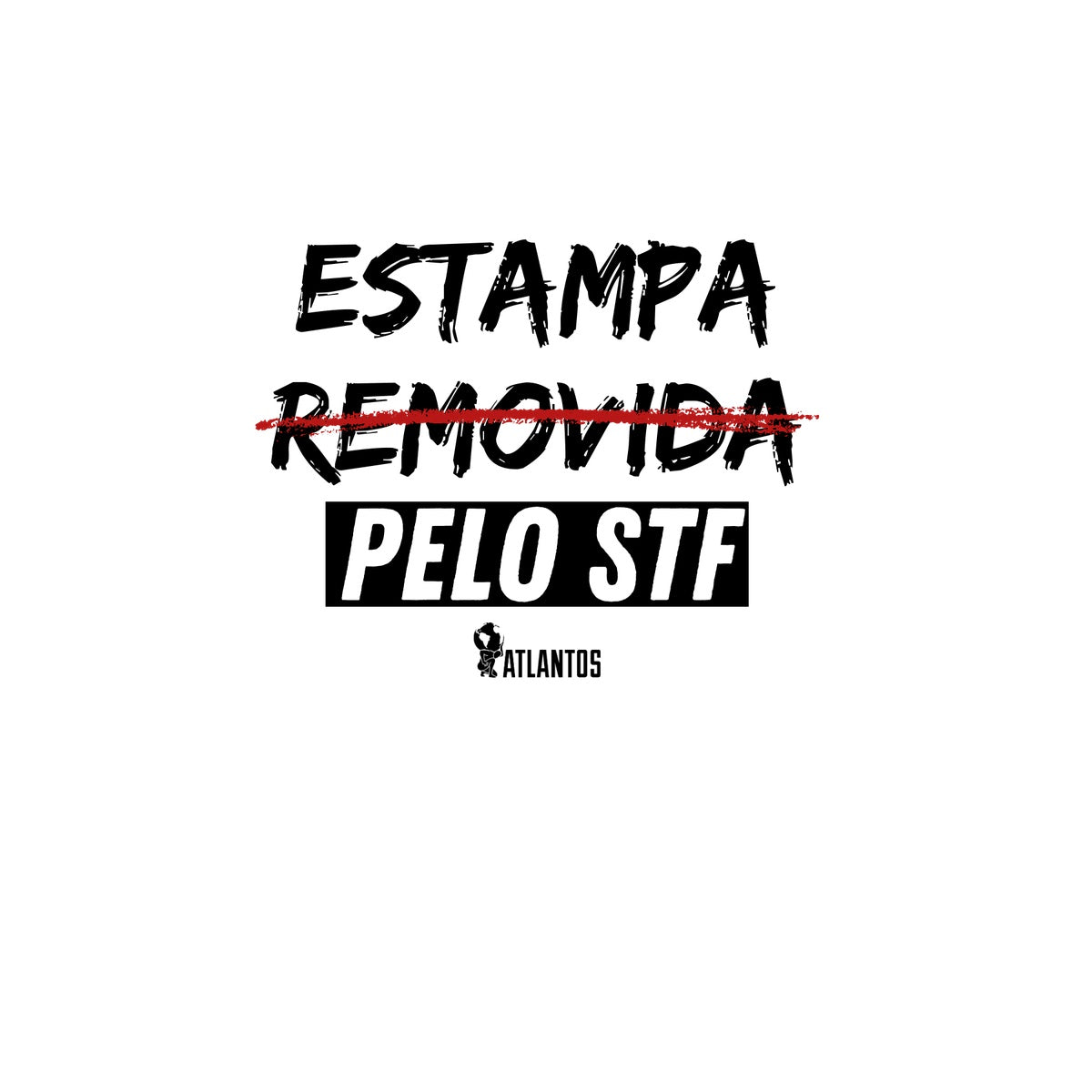 Camiseta Atlantos - Estampa Removida STF