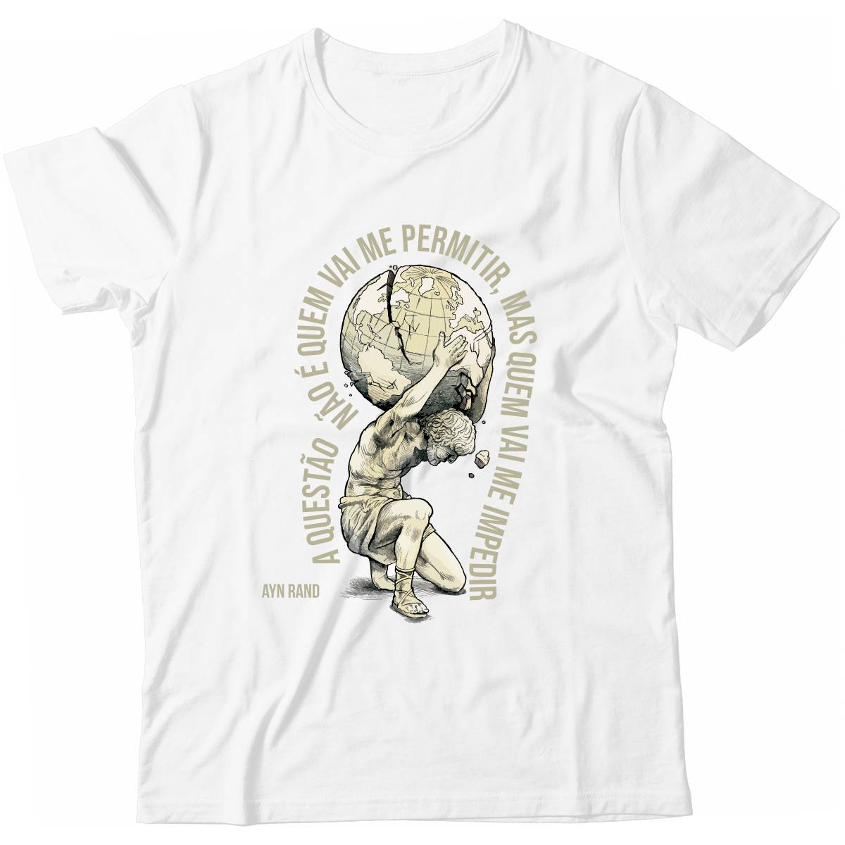 Camiseta - Ayn Rand - Juventude Livre