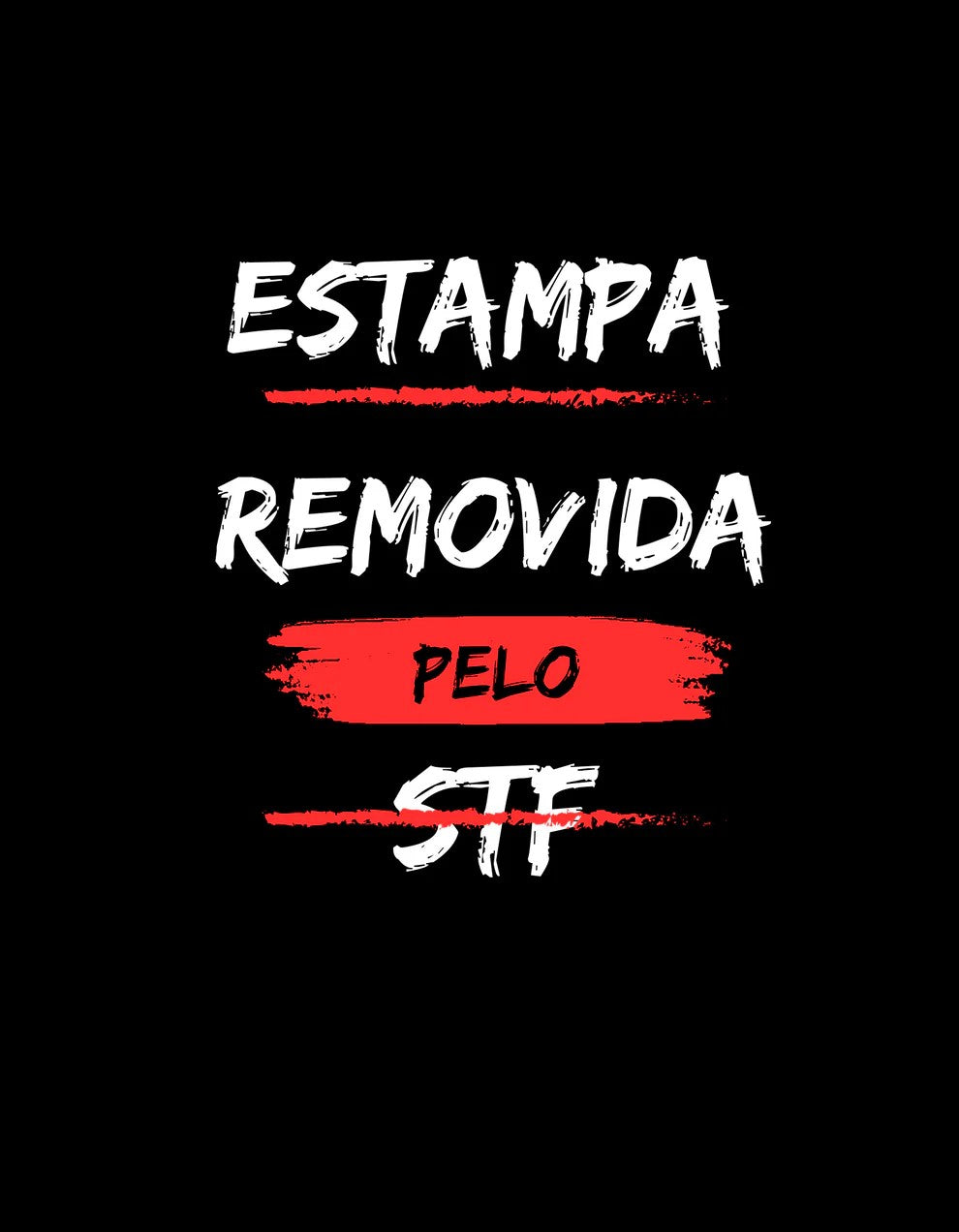 Moletom - Estampa Removida STF