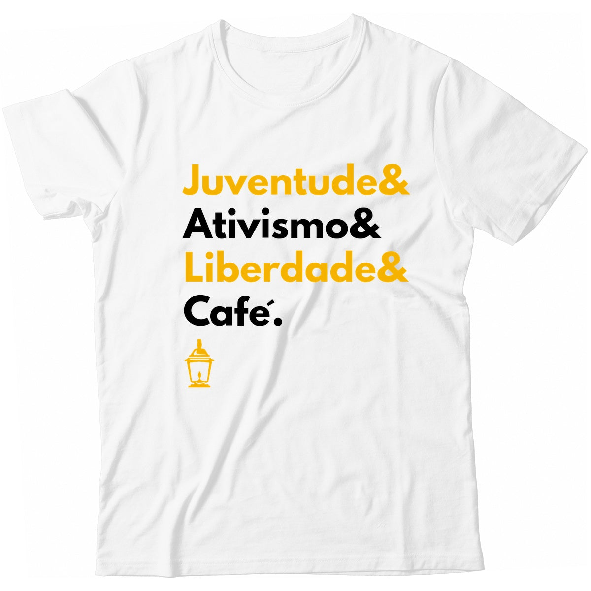 Camiseta - Juventude&Ativismo&Liberdade&Café
