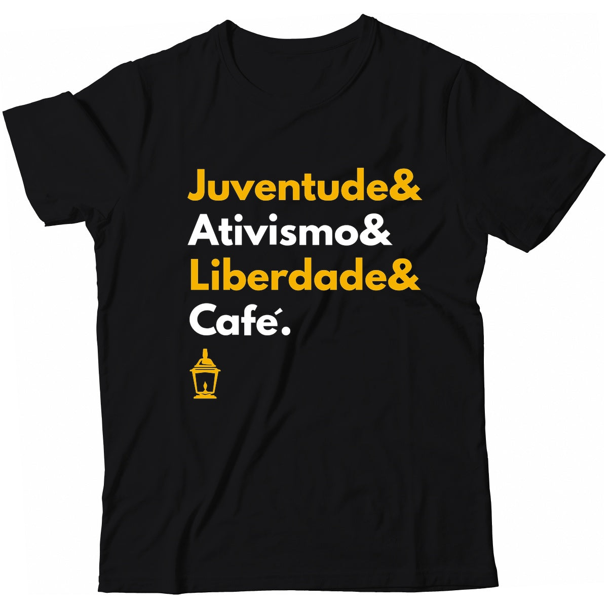 Camiseta - Juventude&Ativismo&Liberdade&Café