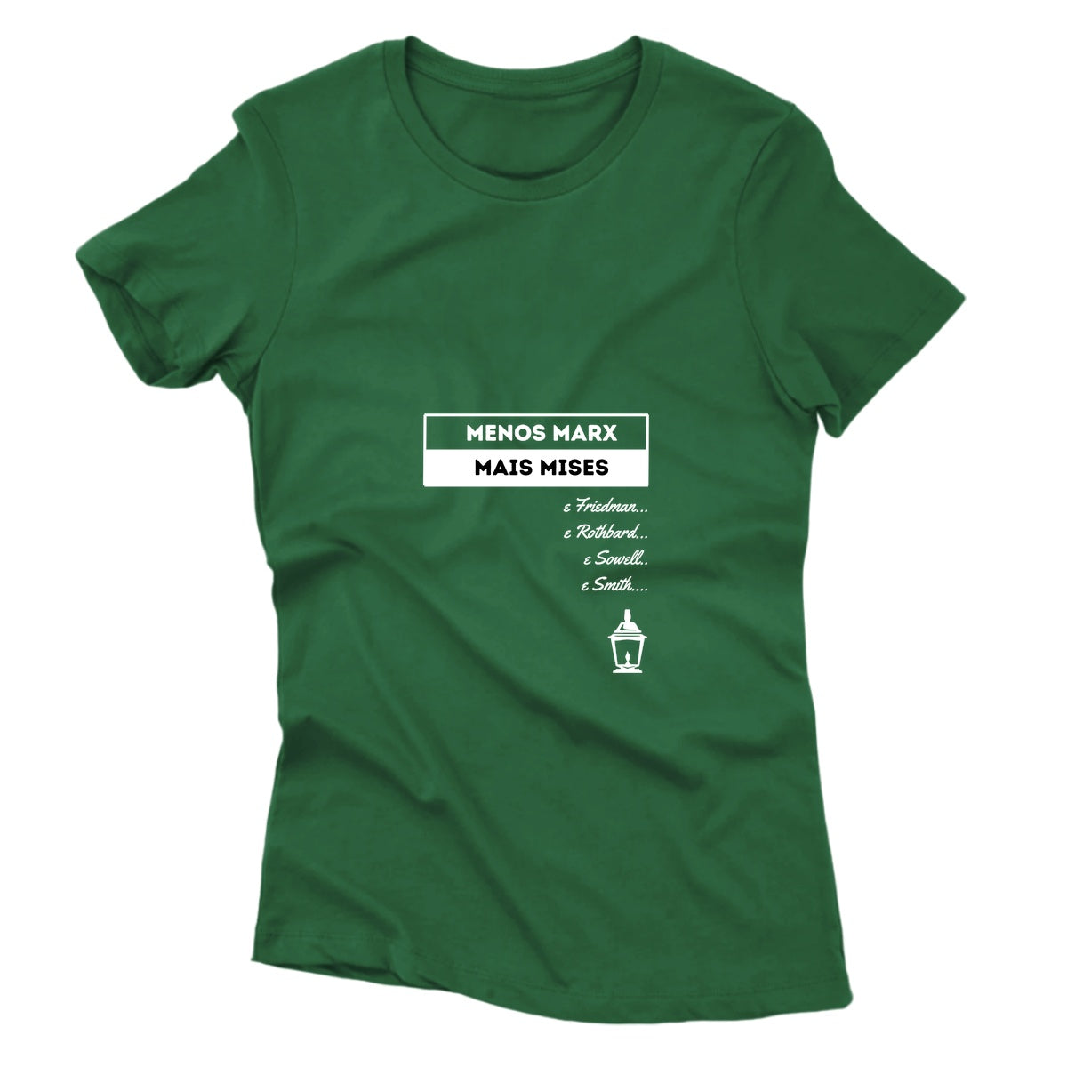 Camiseta - Menos Marx Mais Mises e Mais - Juventude Livre