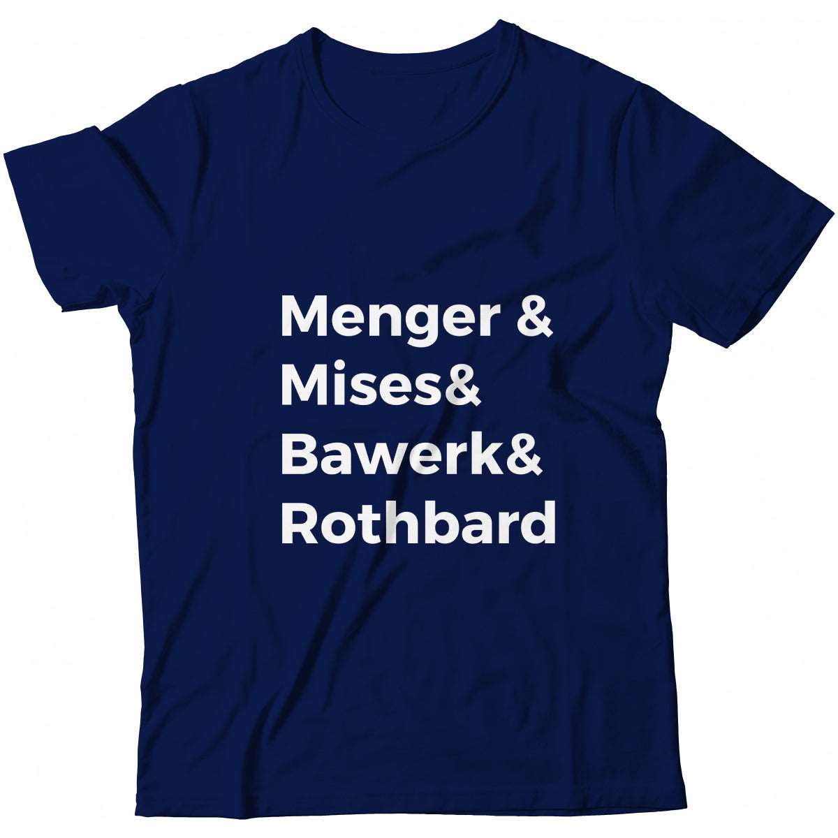Camiseta - Grandes Mentes da Escola Austríaca
