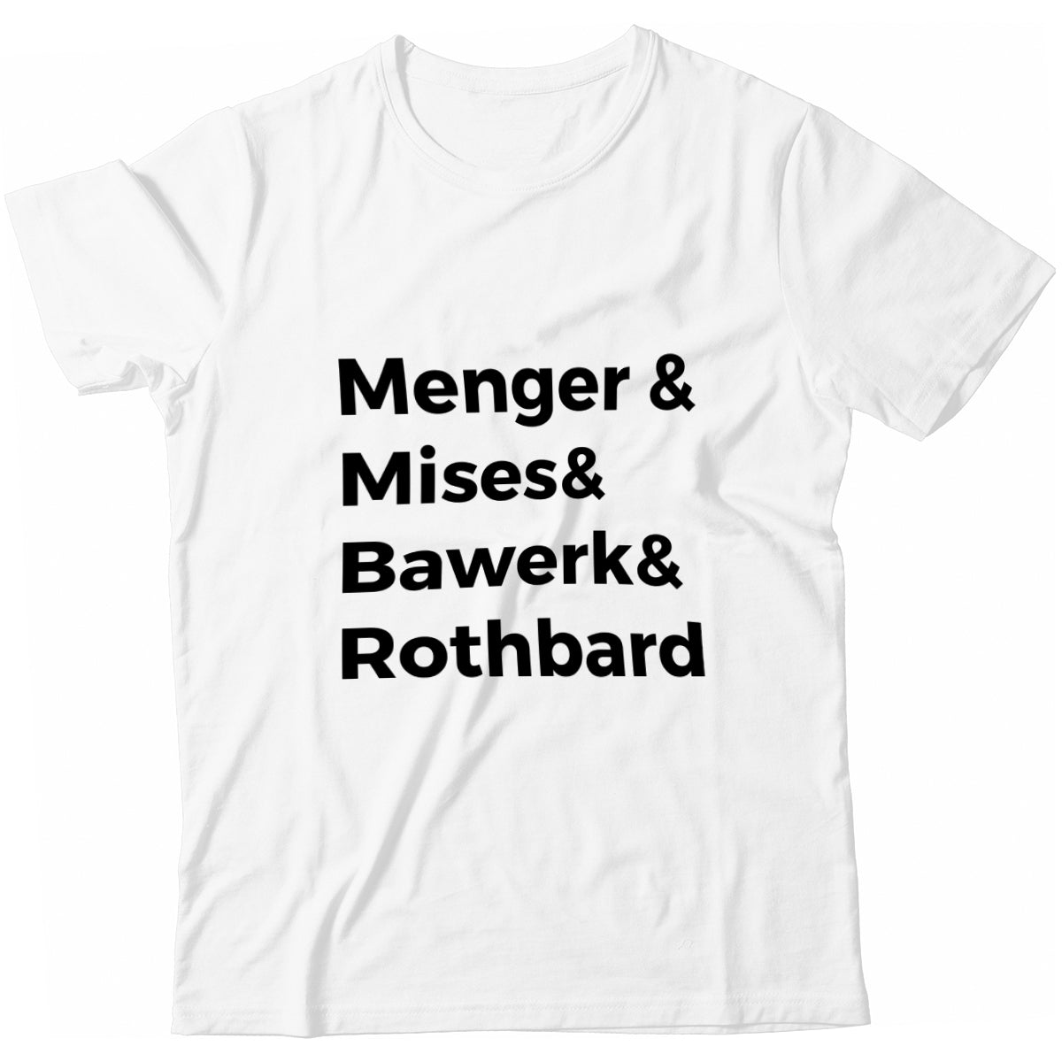 Camiseta - Grandes Mentes da Escola Austríaca