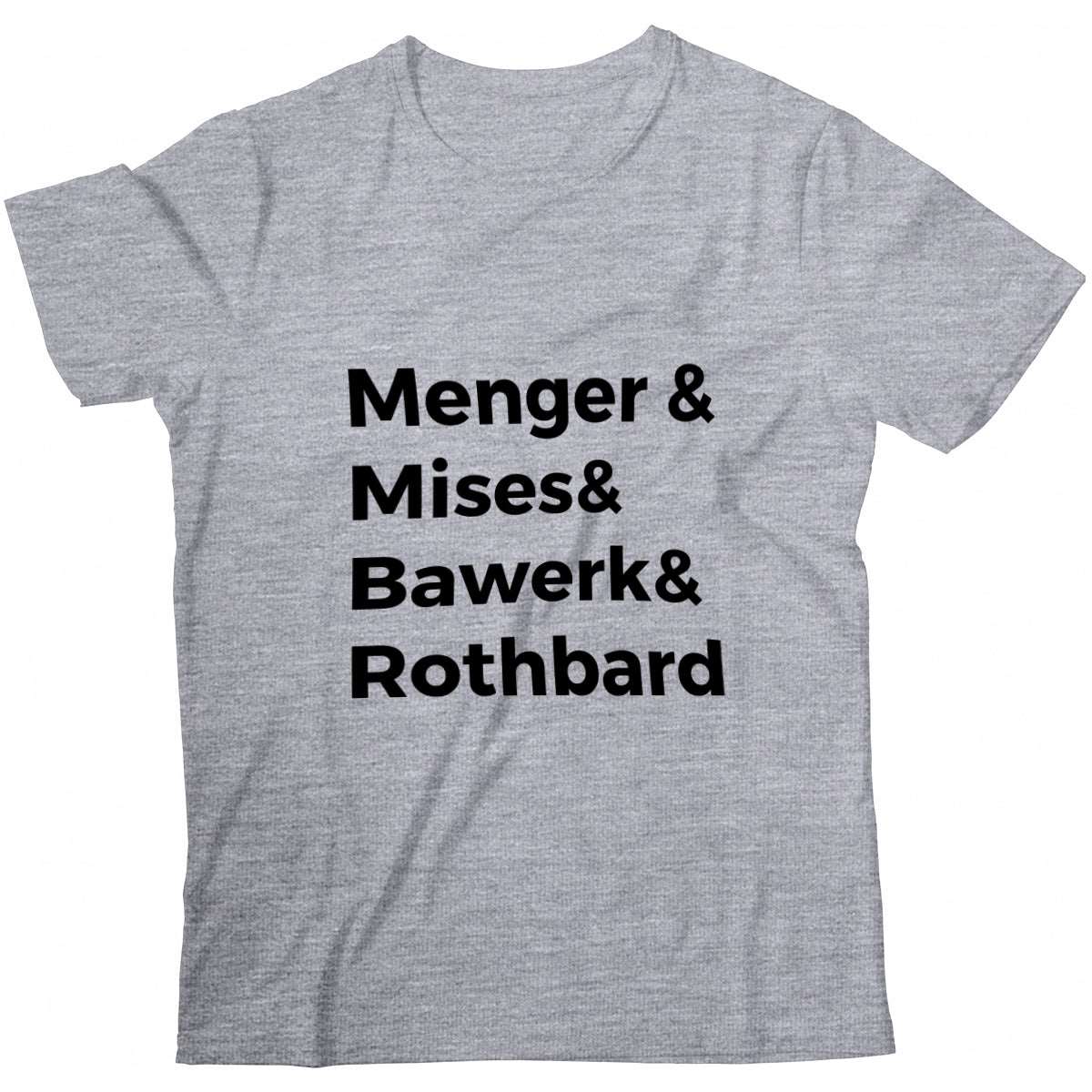 Camiseta - Grandes Mentes da Escola Austríaca