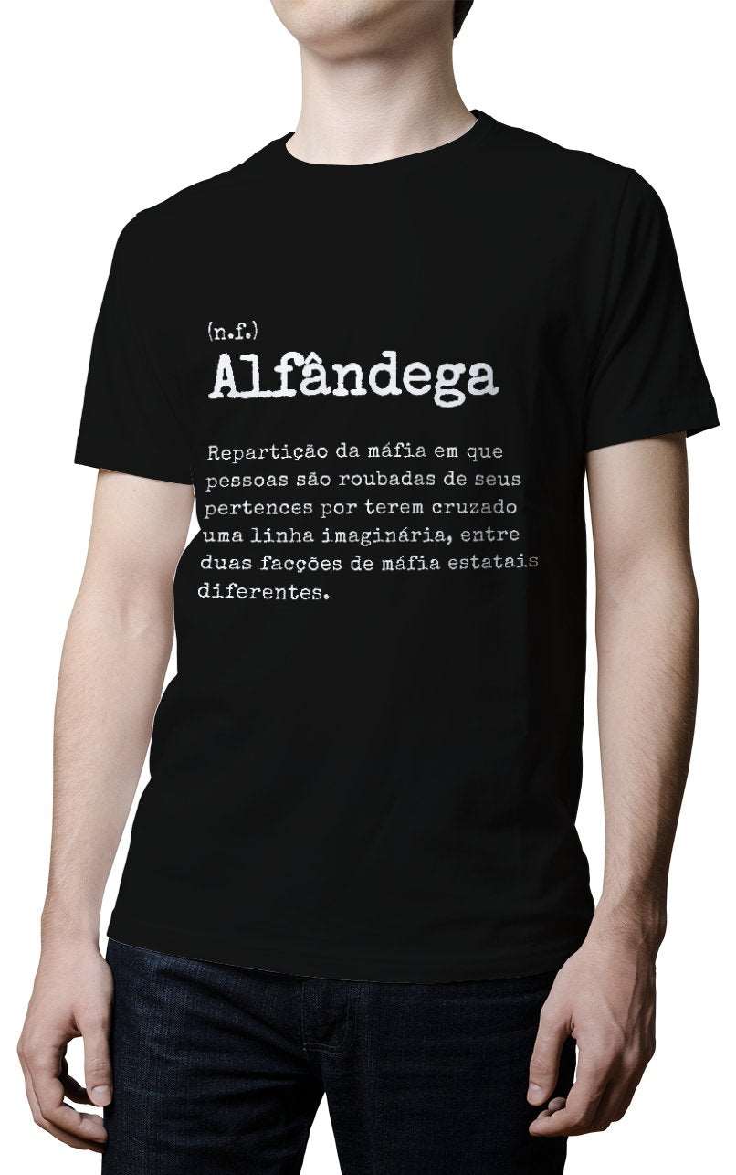 Camiseta - Definição Alfândega