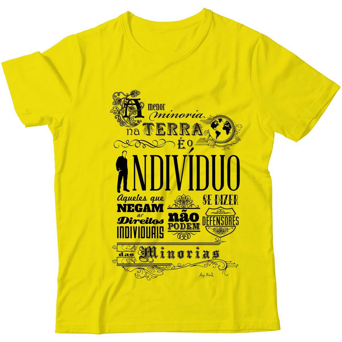 Camiseta - Ayn Rand - Minorias