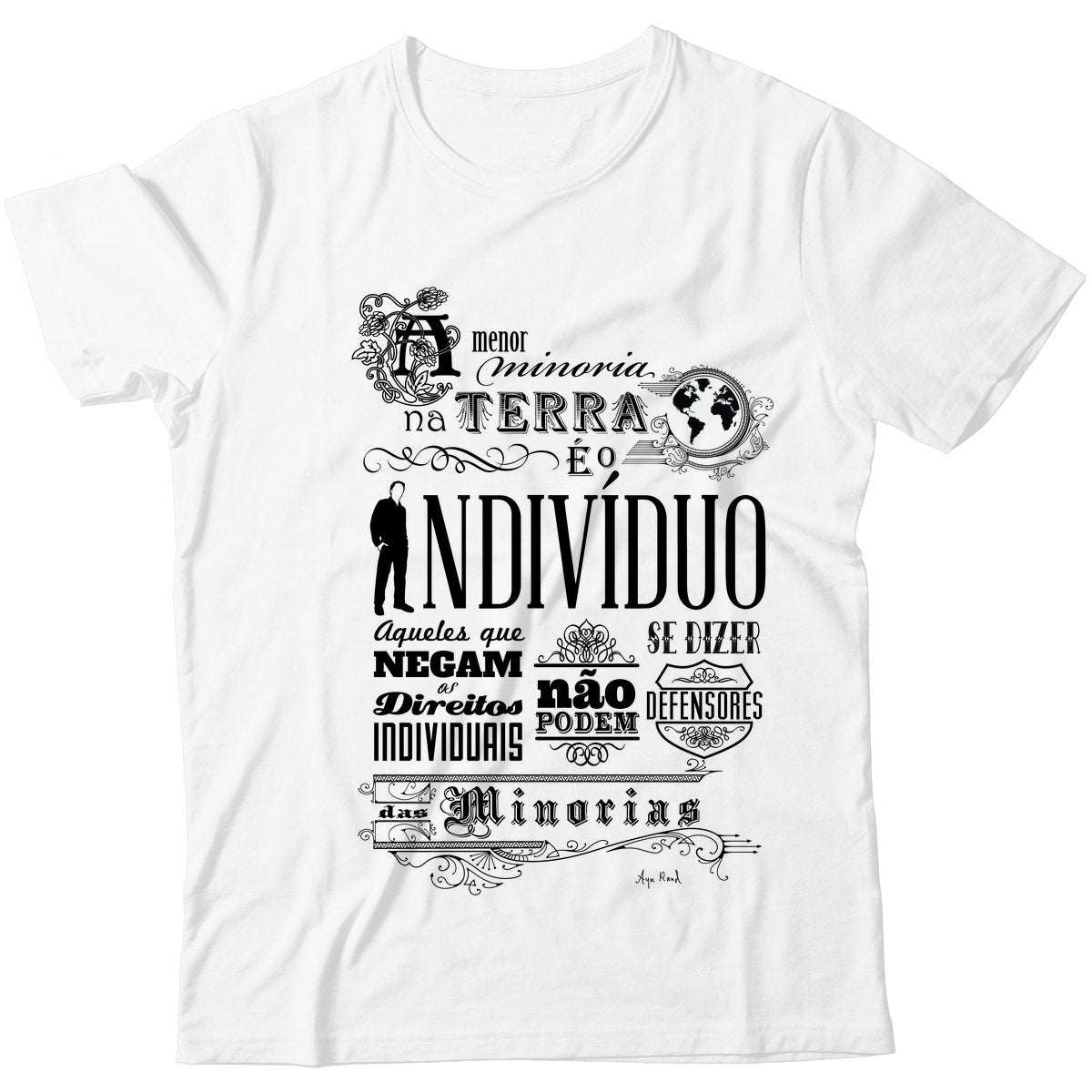 Camiseta - Ayn Rand - Minorias
