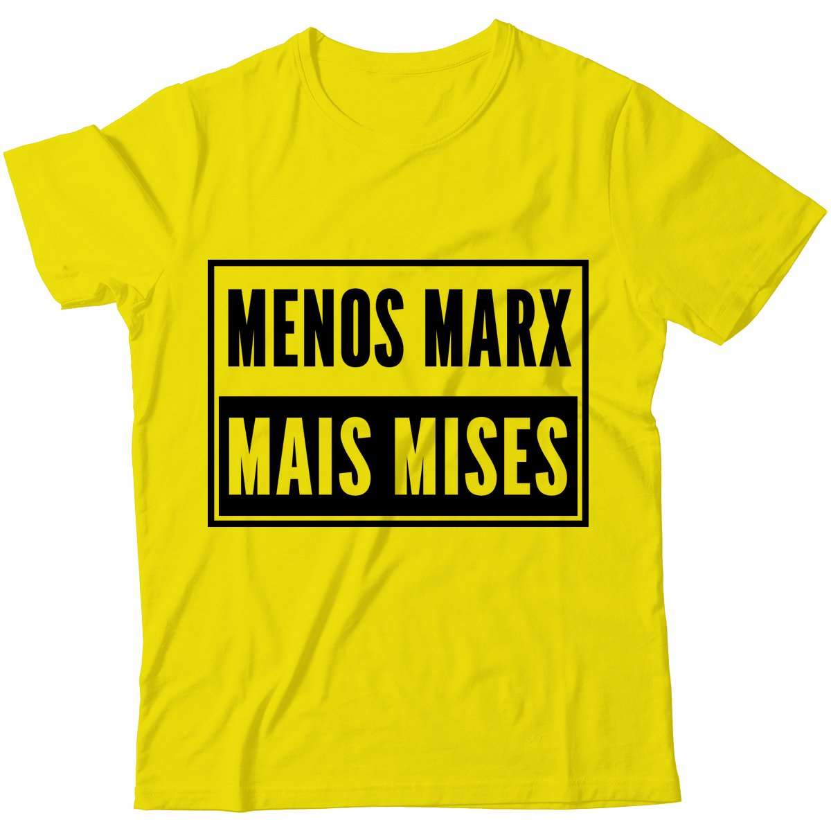 Camiseta - Menos Marx Mais Mises