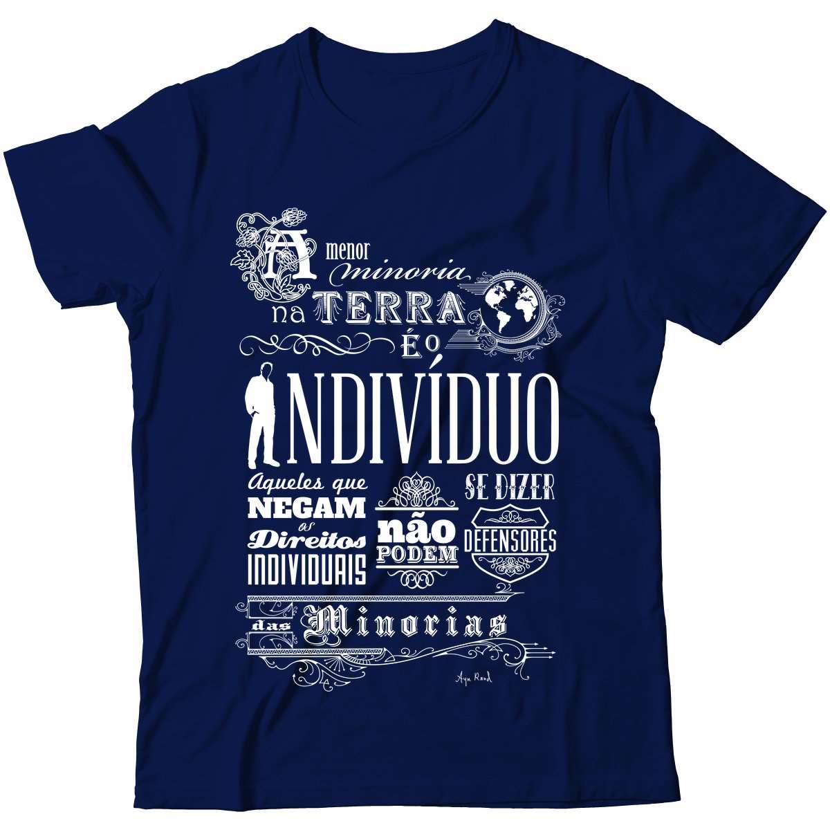 Camiseta - Ayn Rand - Minorias