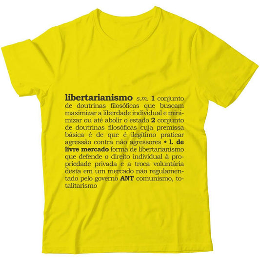 Camiseta - Libertarianismo (Definição)