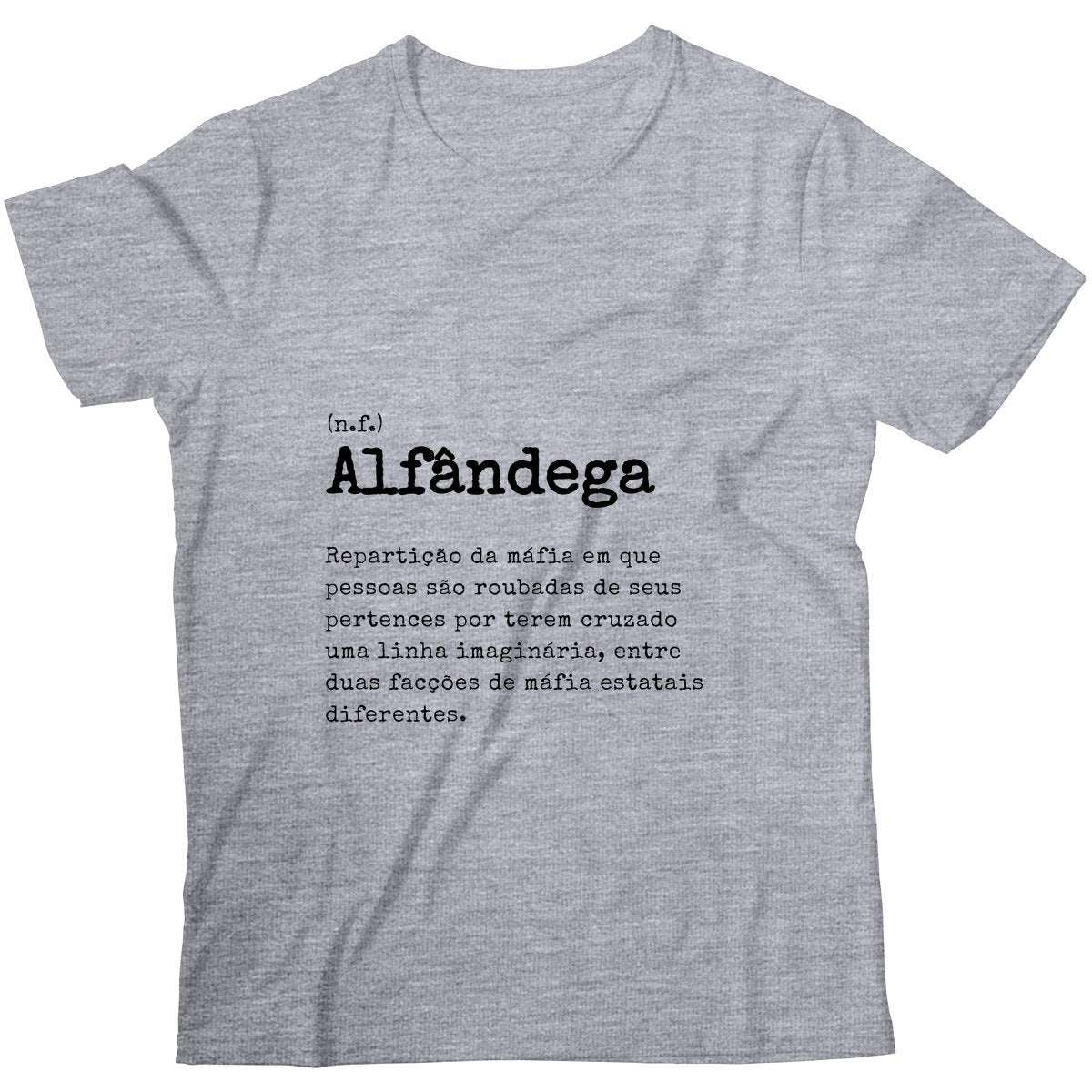 Camiseta - Definição Alfândega
