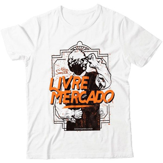 Camiseta - Adam Smith Livre Mercado