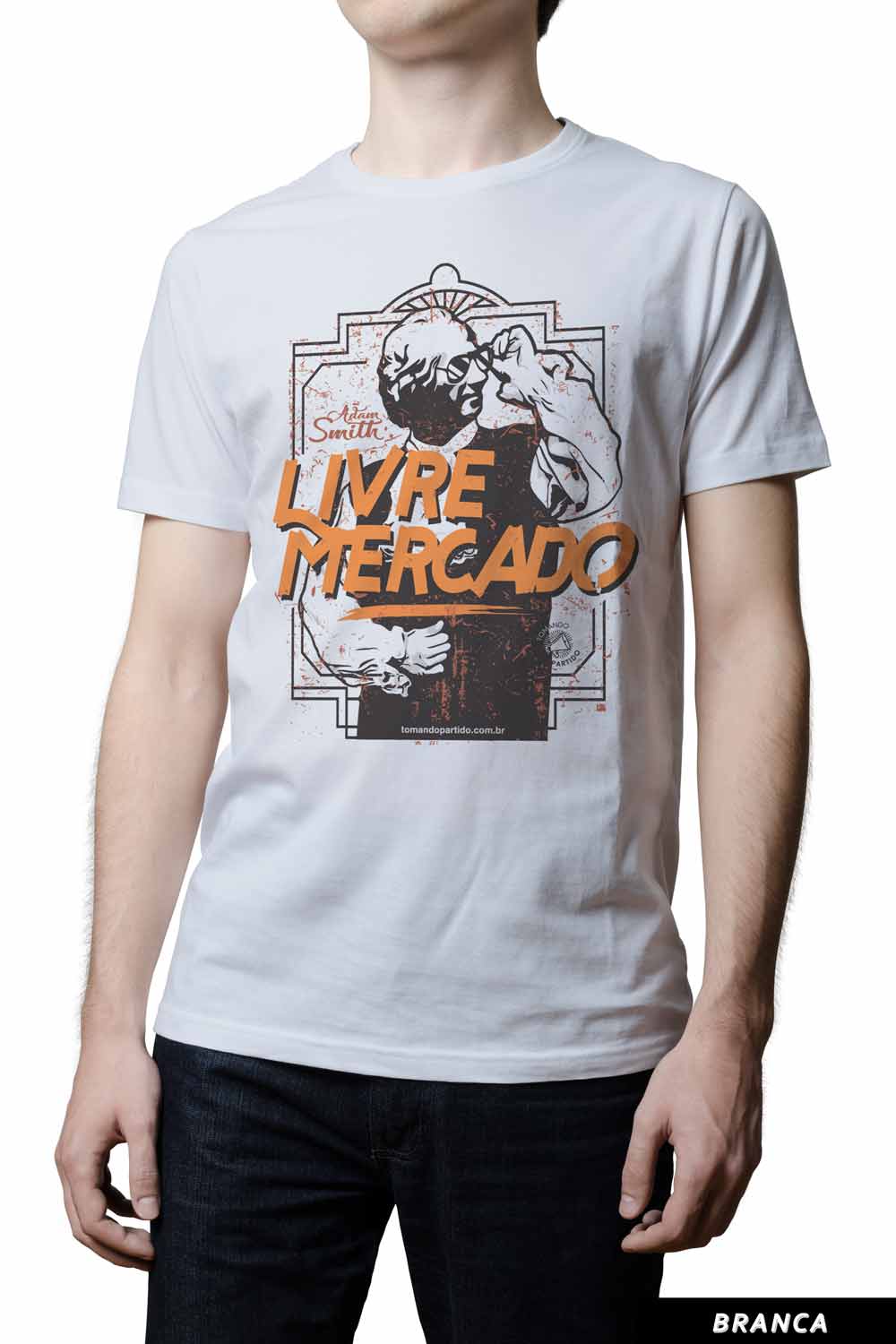 Camiseta - Adam Smith Livre Mercado