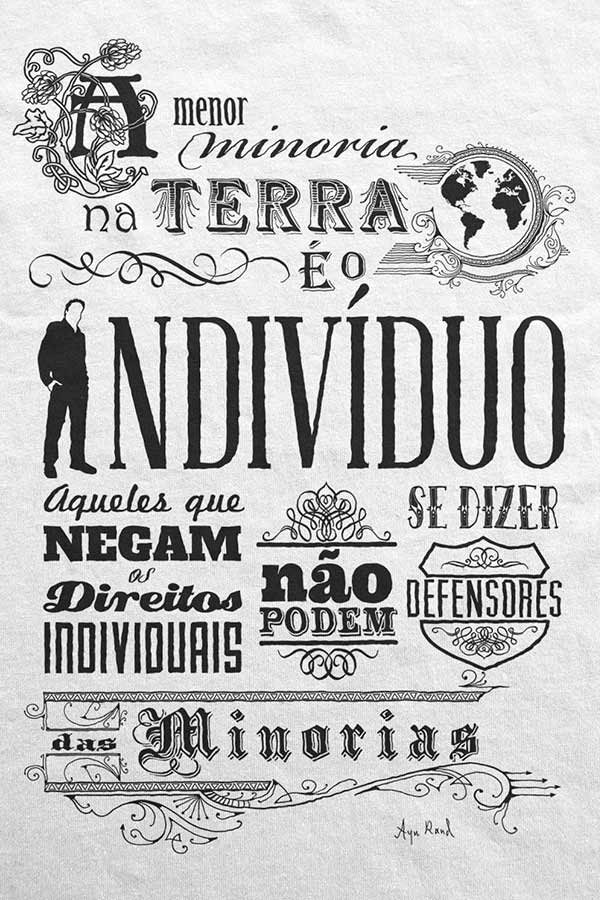 Camiseta - Ayn Rand - Minorias
