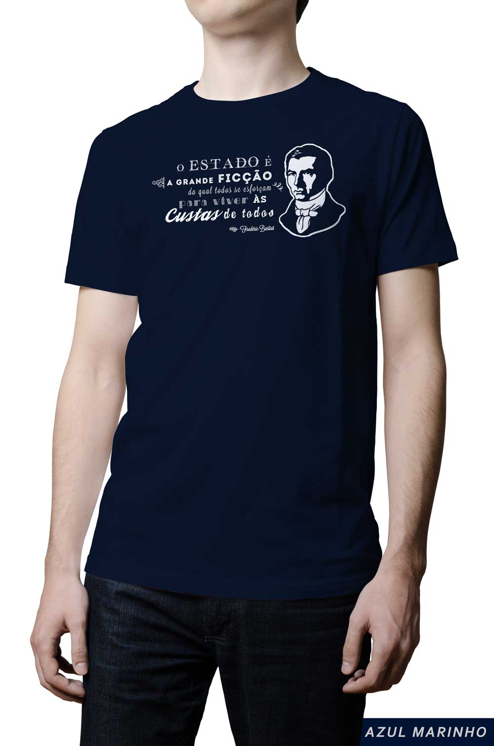 Camiseta - Bastiat - Estado a Grande Ficção