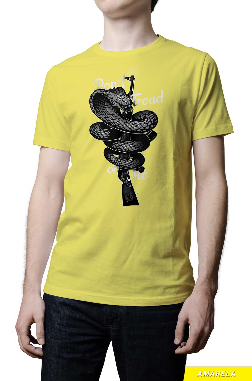 Camiseta - Dont Tread On Me - Fuzil