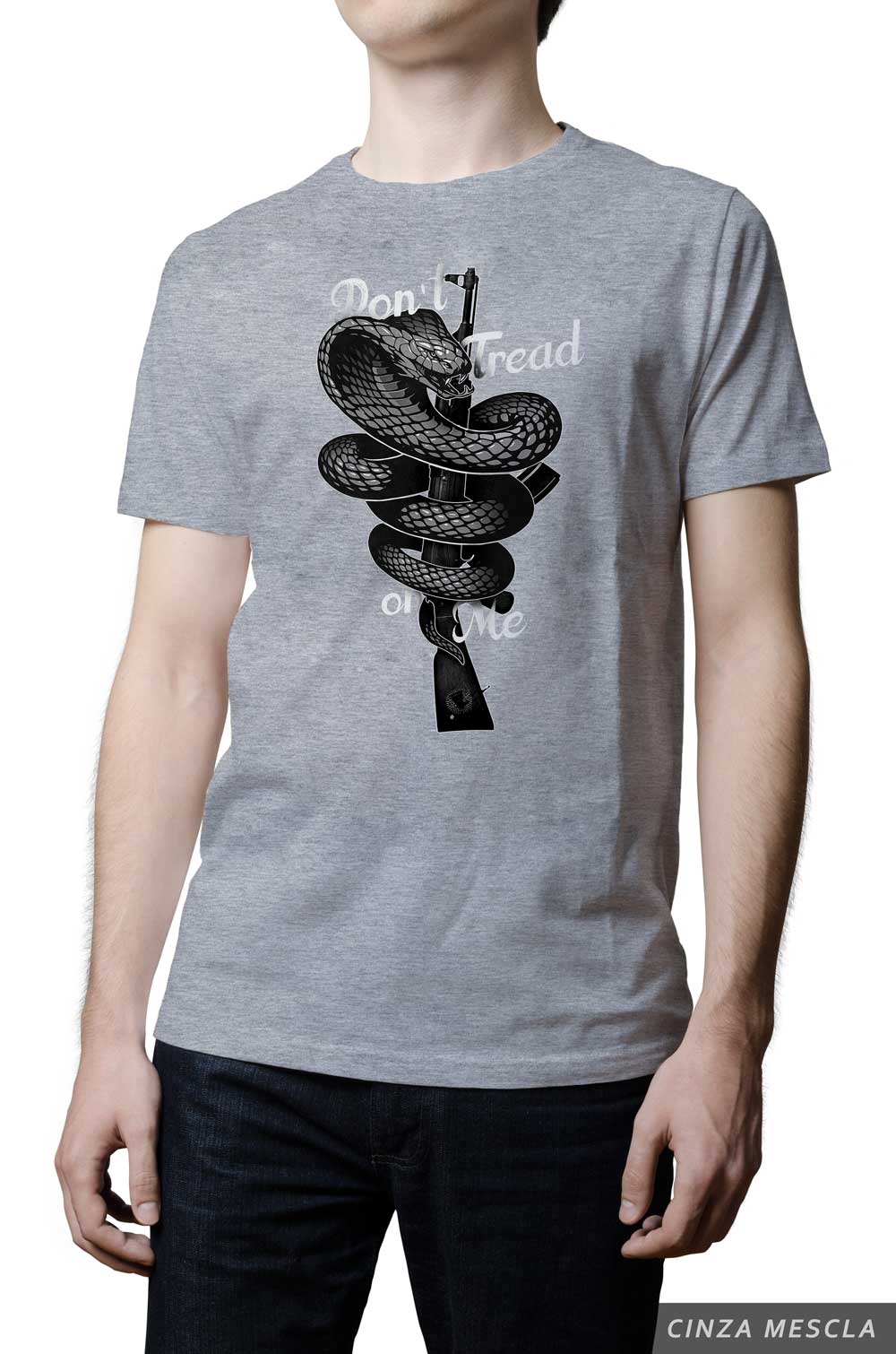 Camiseta - Dont Tread On Me - Fuzil