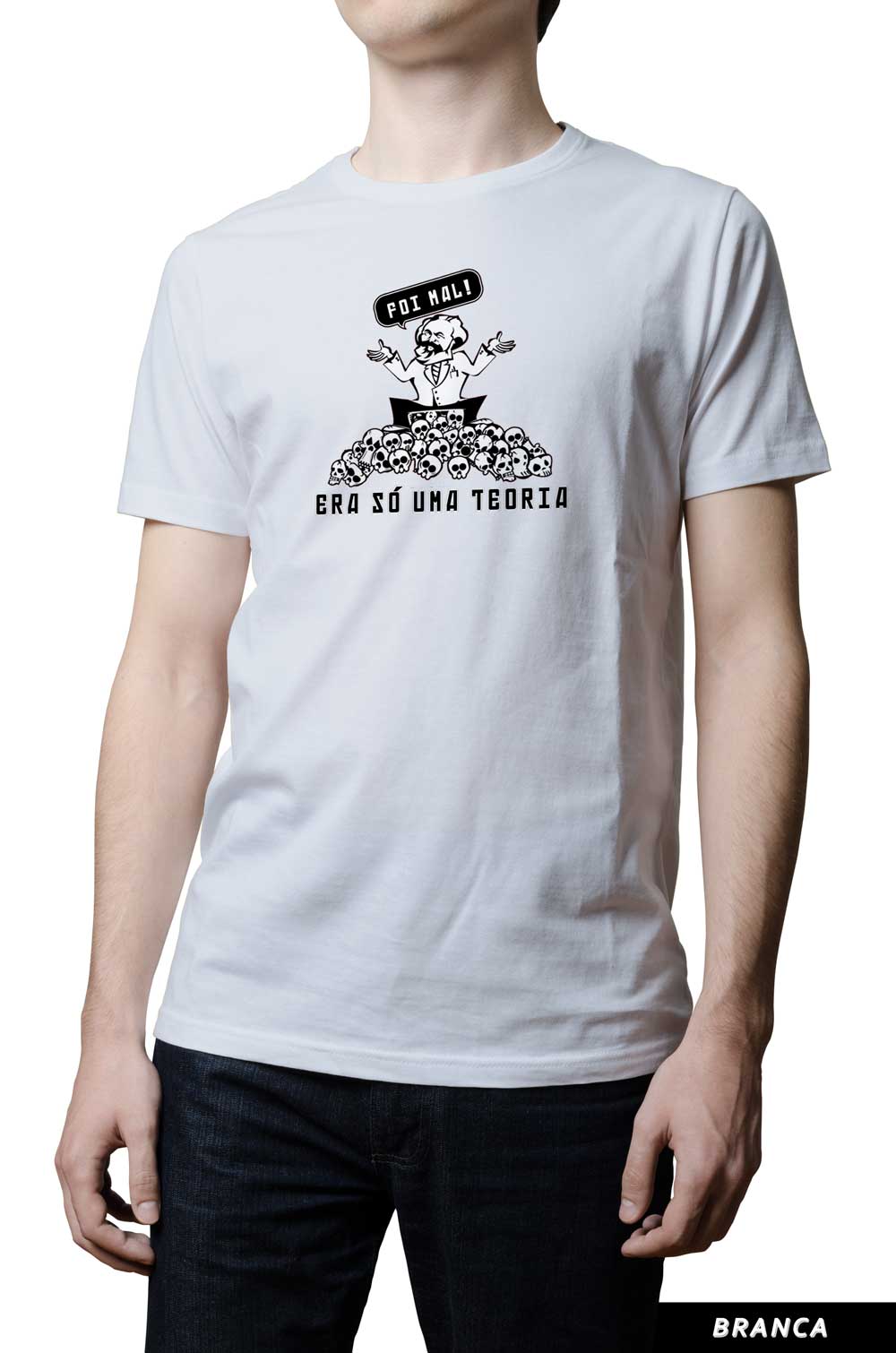 Camiseta - Foi Mal! Era só uma teoria.