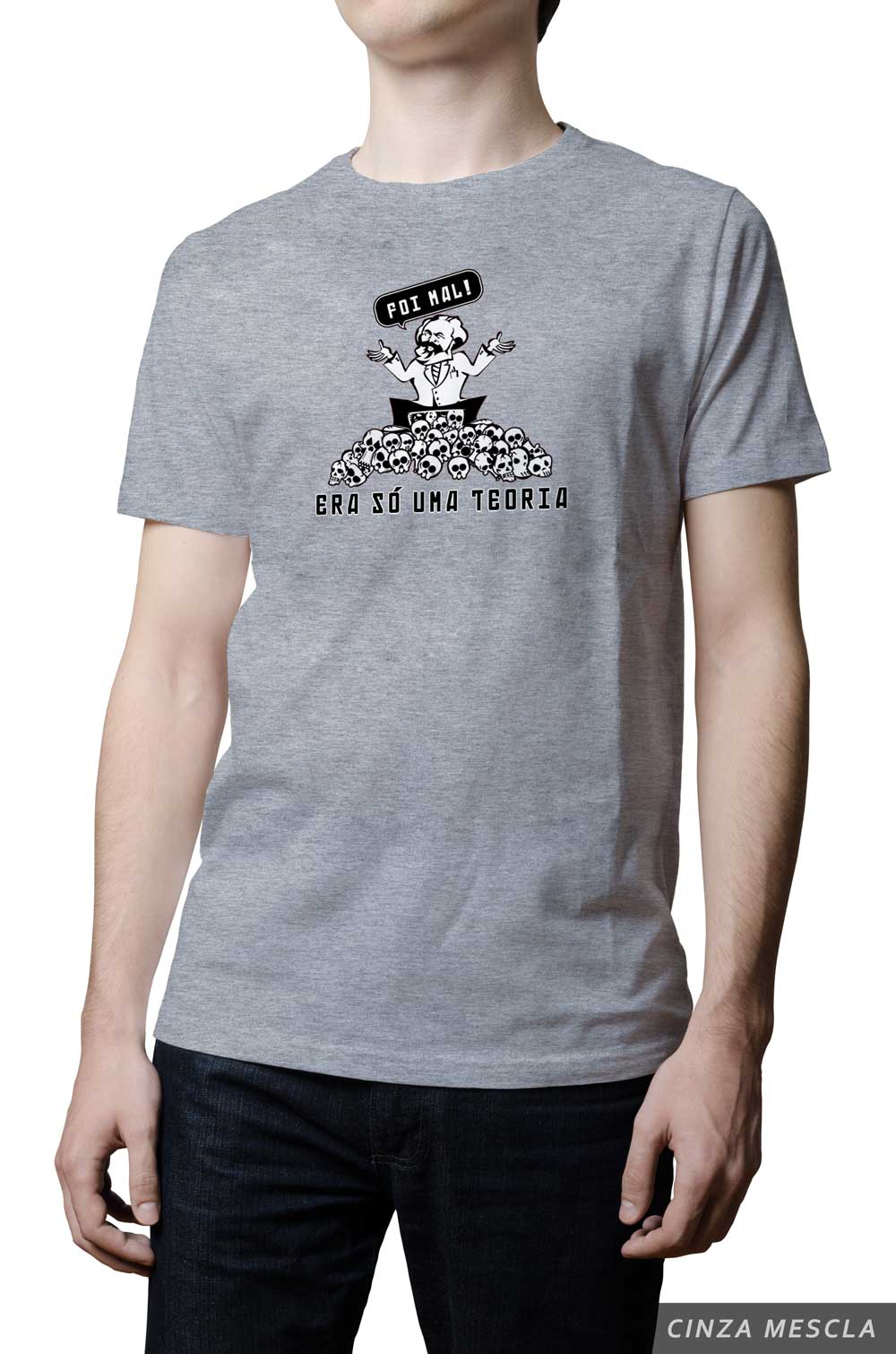 Camiseta - Foi Mal! Era só uma teoria.