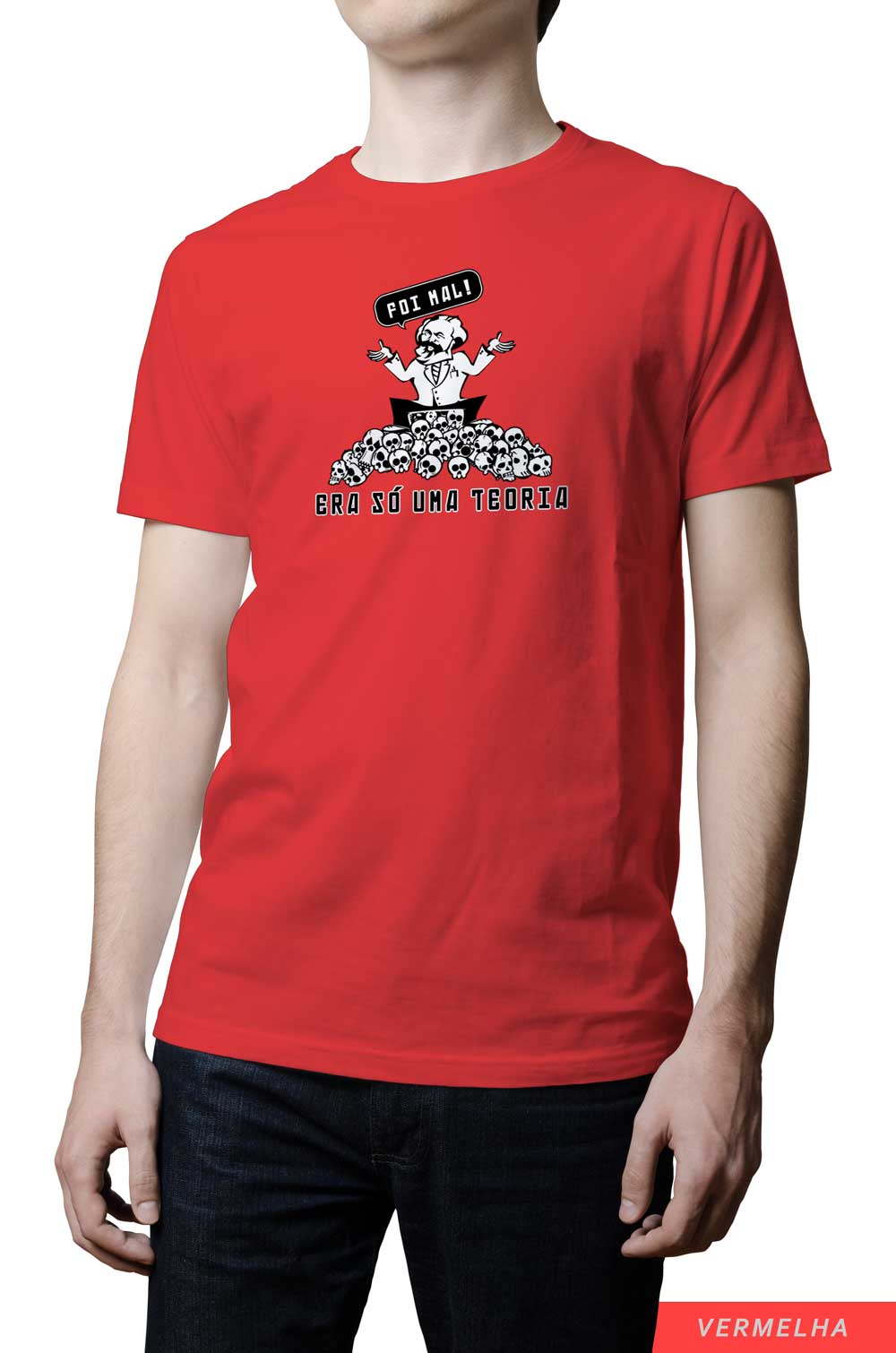 Camiseta - Foi Mal! Era só uma teoria.