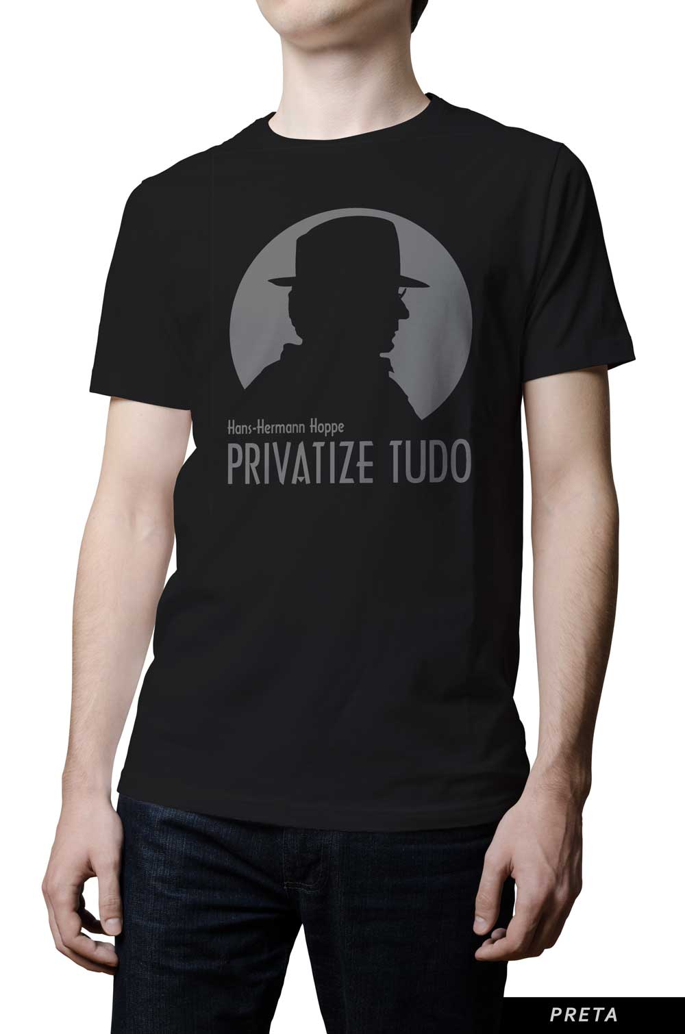 Camiseta - Hoppe - Privatize Tudo