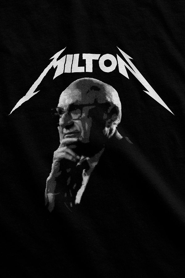 Camiseta - Milton Friedman (Metal)