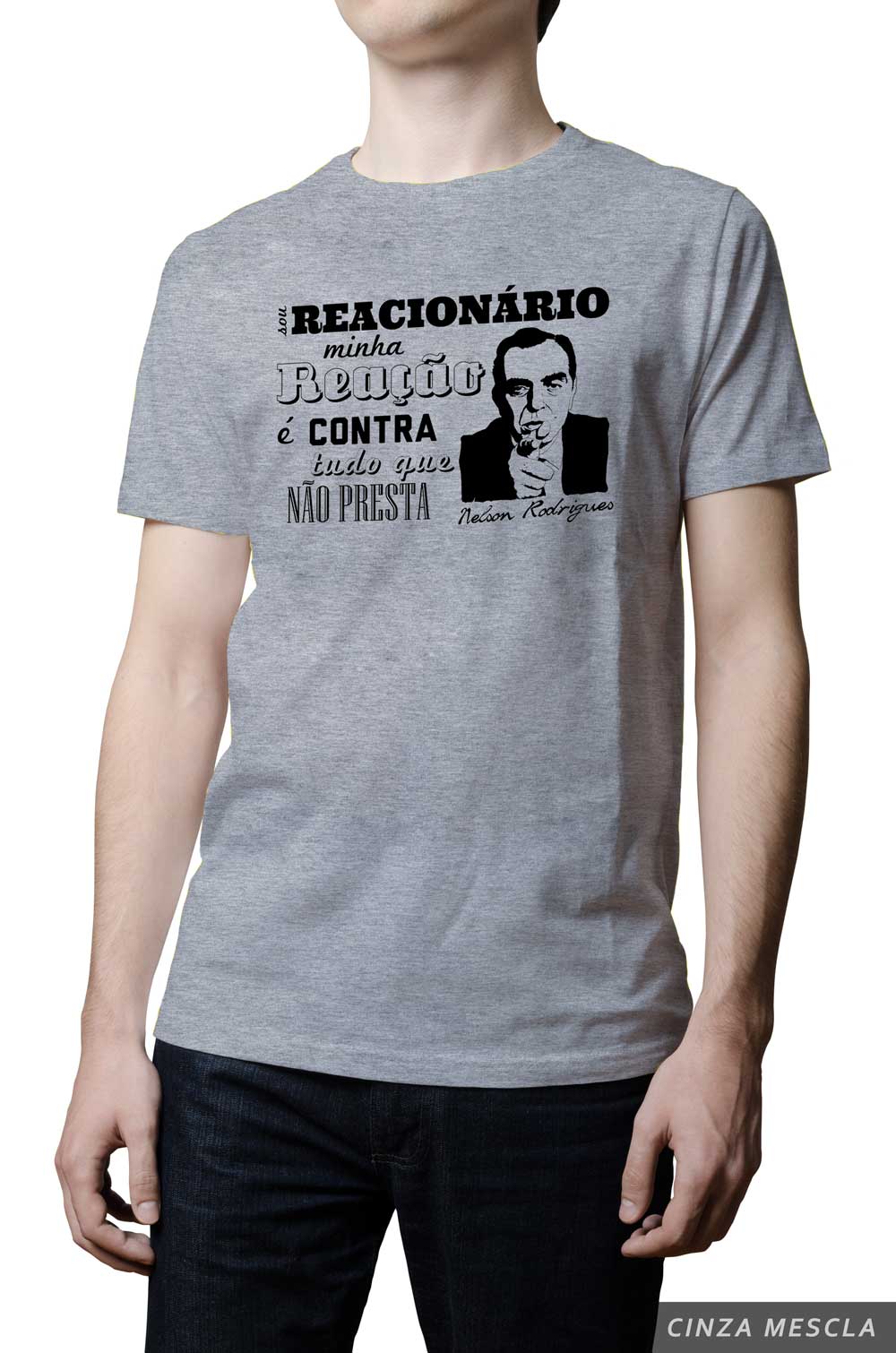 Camiseta - Nelson Rodrigues - Reacionário