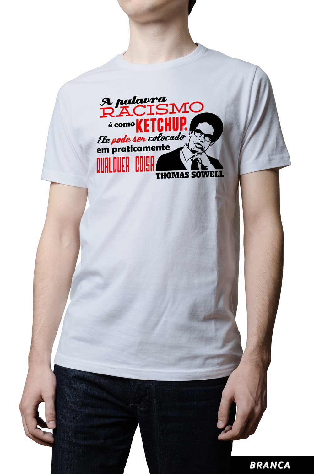Camiseta - Thomas Sowell - Racismo
