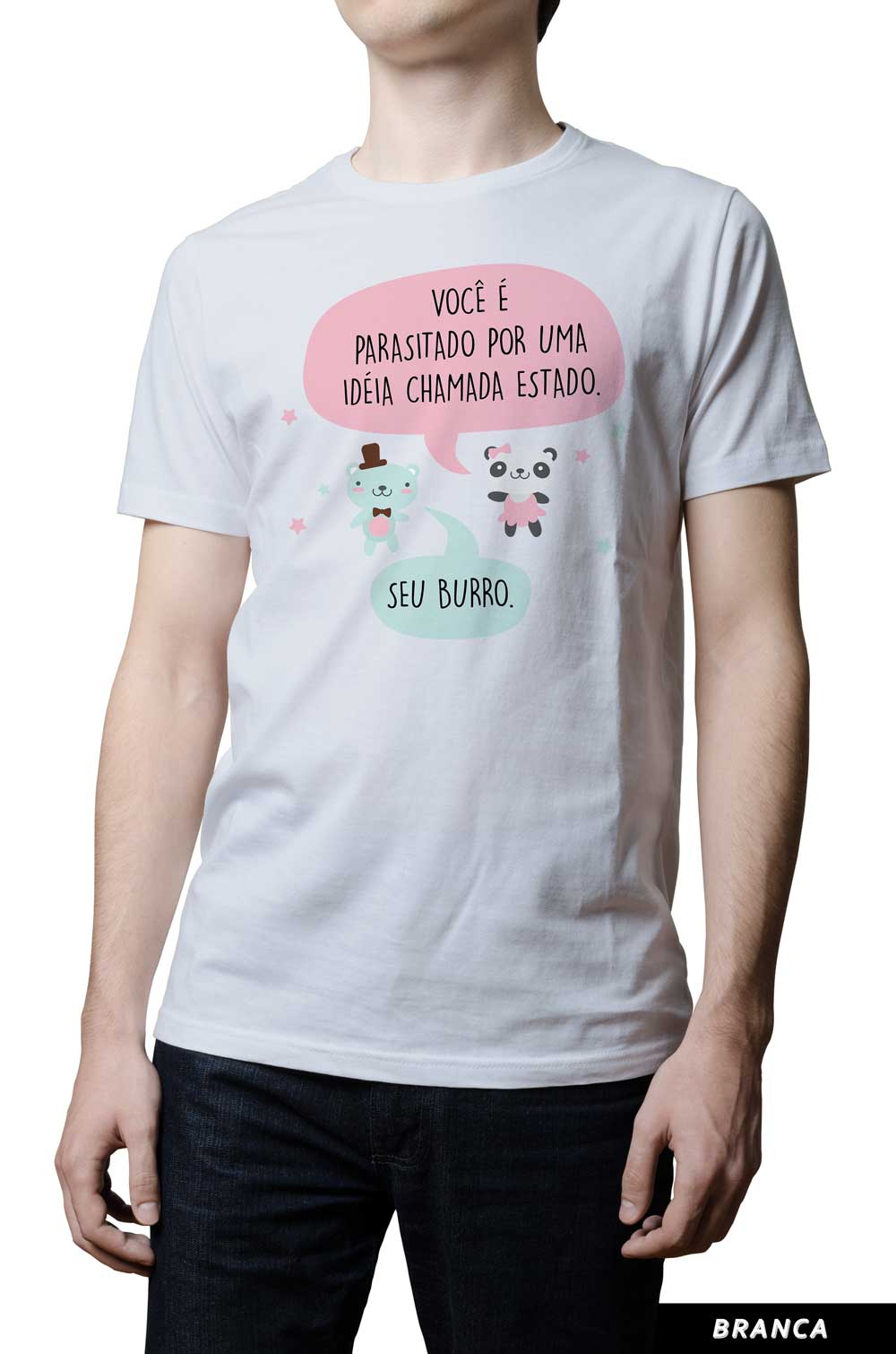 Camiseta - Ursinhos Libertários - Ideia Parasita