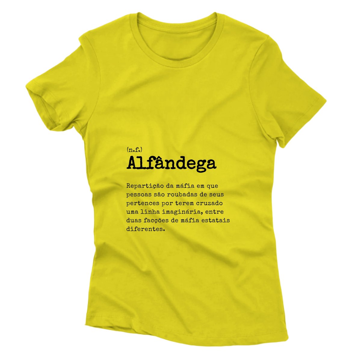 Camiseta - Definição Alfândega