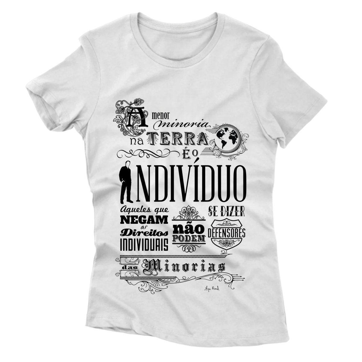 Camiseta - Ayn Rand - Minorias