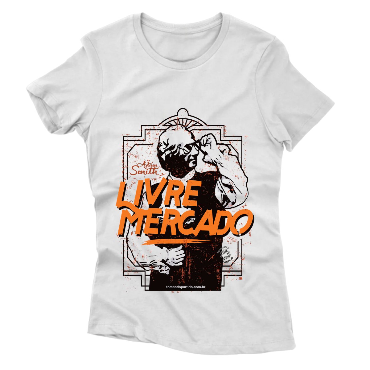 Camiseta - Adam Smith Livre Mercado