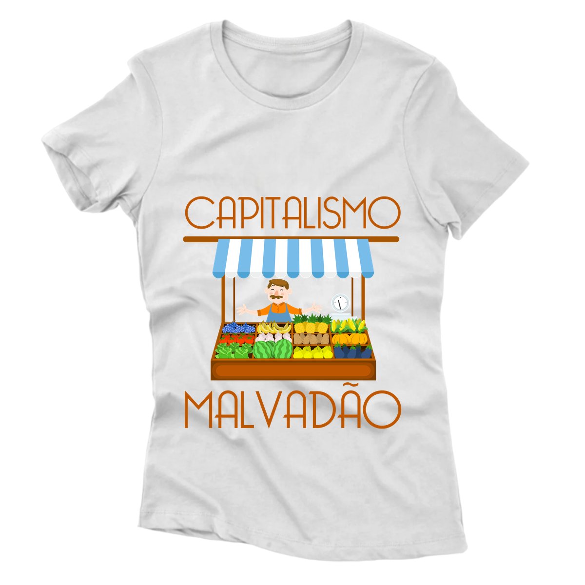 Camiseta - Capitalismo Malvadão - Feirante