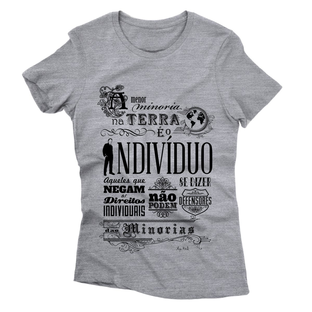 Camiseta - Ayn Rand - Minorias