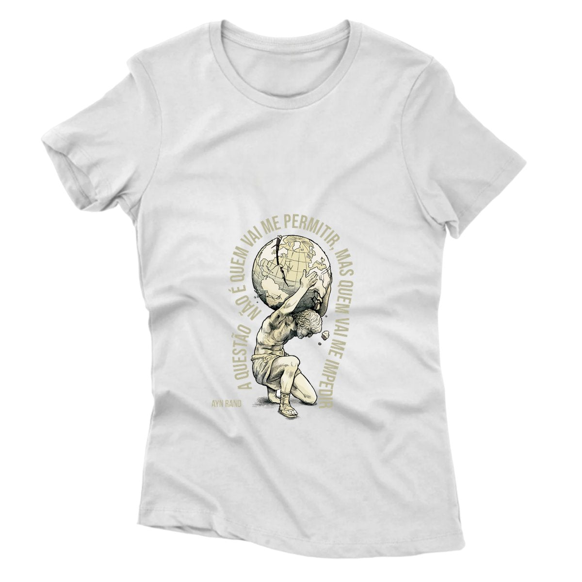 Camiseta - Ayn Rand - Juventude Livre