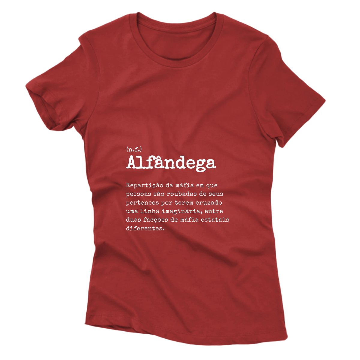 Camiseta - Definição Alfândega