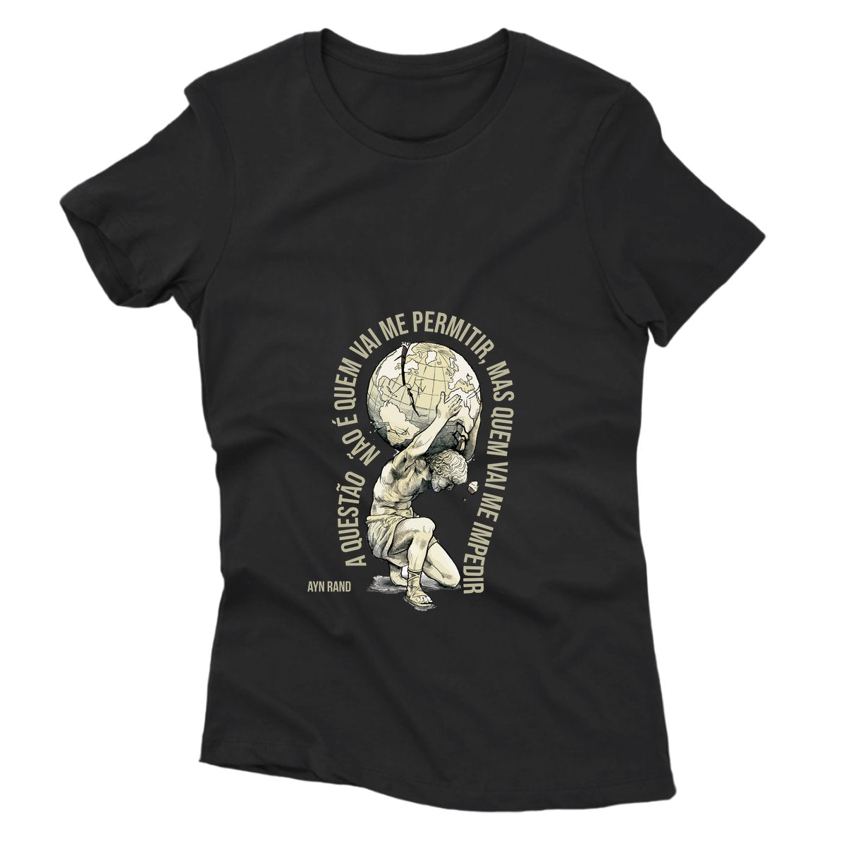 Camiseta - Ayn Rand - Juventude Livre
