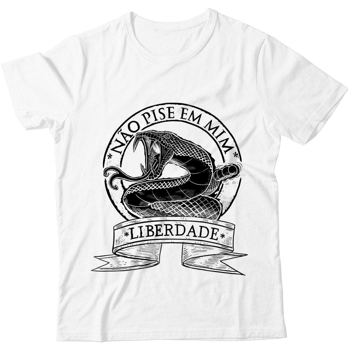 Camiseta - Não pise em mim - Liberdade