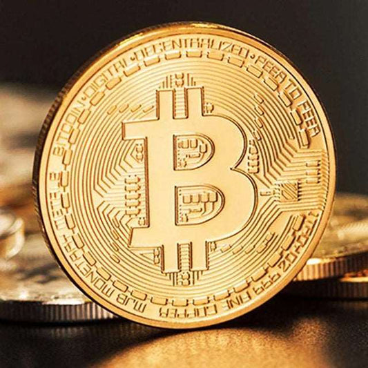 Moeda Decorativa Bitcoin