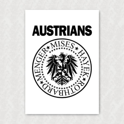 Placa Decorativa - Austrians (Escola Austríaca)