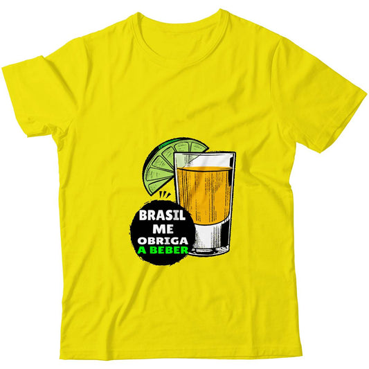 Camiseta - Brasil me Obriga a Beber