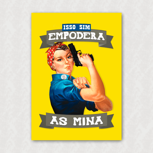 Placa Decorativa - Empodera as Mina